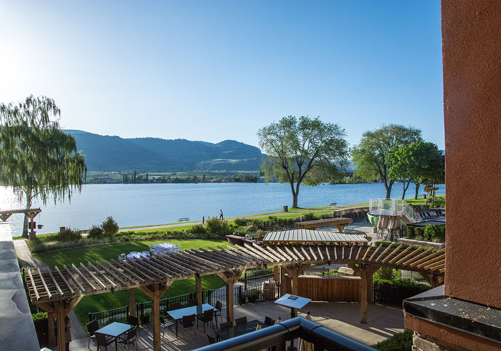 View of Lake Okanagan from the Watermark Resort in Osoyoos (Adrian Brijbassi)